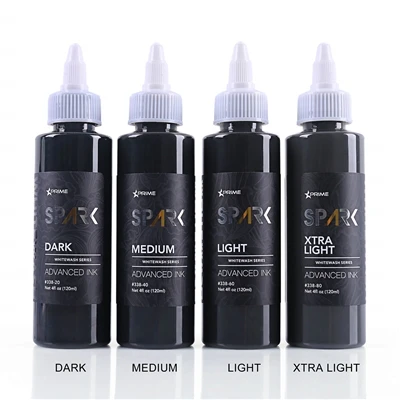 4oz 120 ml organisk lang - varig hvidvask tatovering blæk