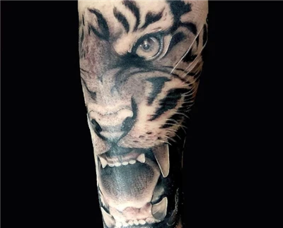 tiger tatovering