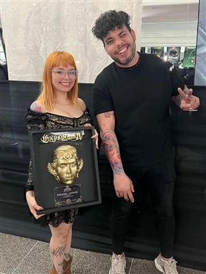SPARK ProTeam Artist @arbi-tattoo vinder førstepladsen i akvarel ved Perus Ex...