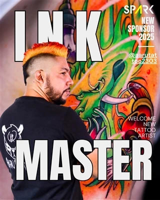 Spark Artist @Aarutattoo2303 hævder top ære på Perus Barranca International T...