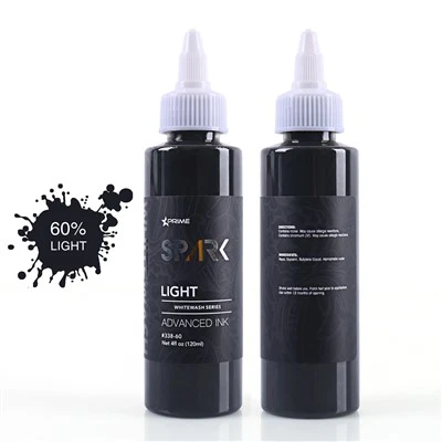 4oz 120 ml organisk lang - varig hvidvask tatovering blæk