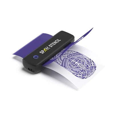 Bærbar Bluetooth termisk høj-universel kompatibilitet Lang batteri tatoveringsstencilprinter til kunstnere