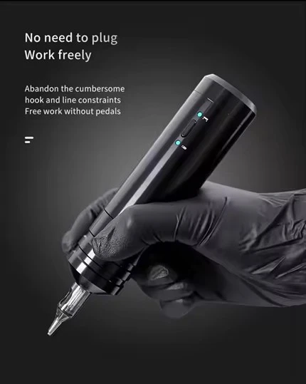 Bærbar trådløs patronpen professionel tatoveringsmaskine