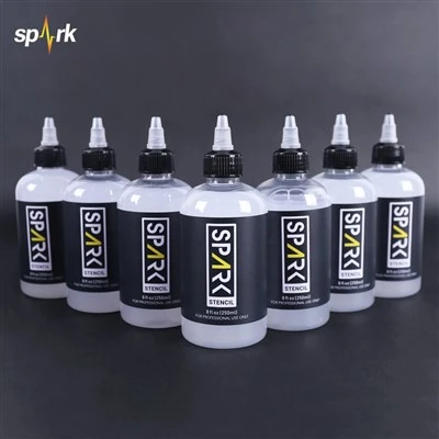 SAPRK 8 FL OZ (250 ml) Professionel hurtig tør ikke - Fading Glat tatovering Stencil Gel til tatoveringskunstnere