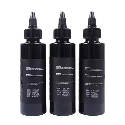 Spark Custom Wholesale China High - End 4 Oz 120 ml Pigment Pigment Body Skin Color Fantastisk OEM Black Tattoo Ink