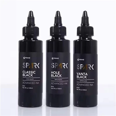 Spark Factory Custom High Quality Dark Black Wash Pigment Color Mixer Triple Professional Vice Black Tattoo Ink