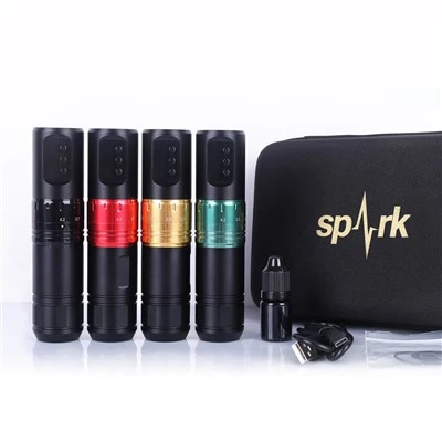 Spark genopladelig trådløs justering Permanent forbindelse Disponbar patron Trådløs tatoveringsmaskine Pen