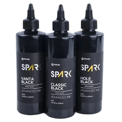 Engros 8oz 240 ml premium tatovering blæk sæt brugerdefineret sort organisk væske høj kvalitet permanent funktion