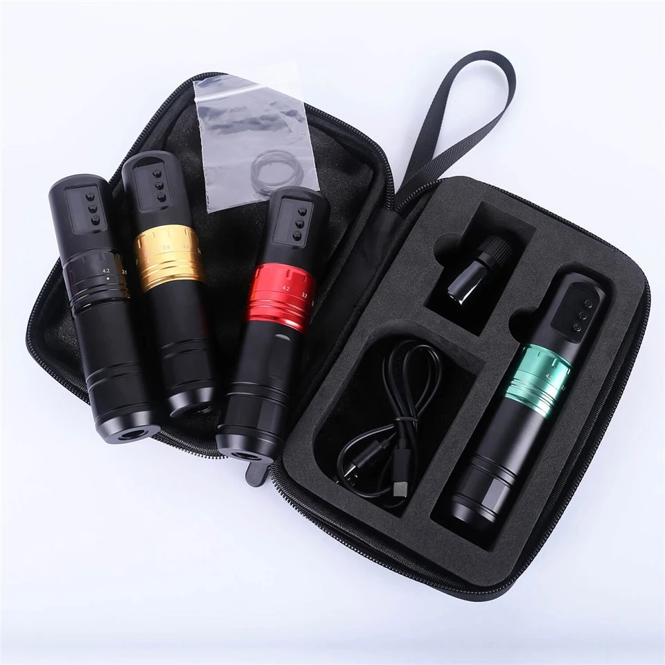 Tattoo Cartridge Machine Pen With 1600mAh Wireless Power Digital LED Display suppliers
