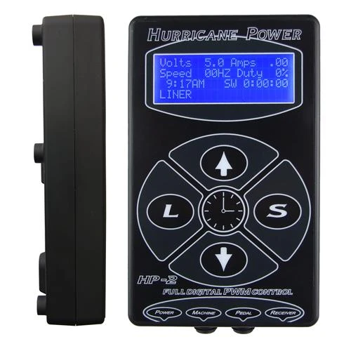 Billig orkan HP-2 Tattoo Power Supply Digital Tattoo Power