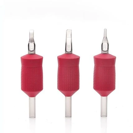 28mm Purplish Red Disposable Tattoo Tubes