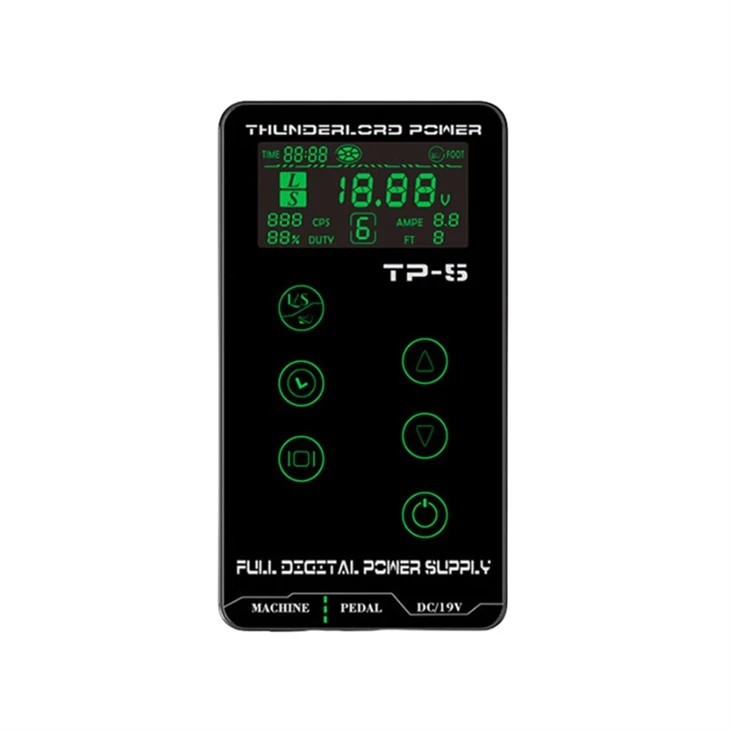 Til spole- og roterende tatoveringsmaskiner LCD tatoveringsforsyninger Mini strømforsyning tatoveringer