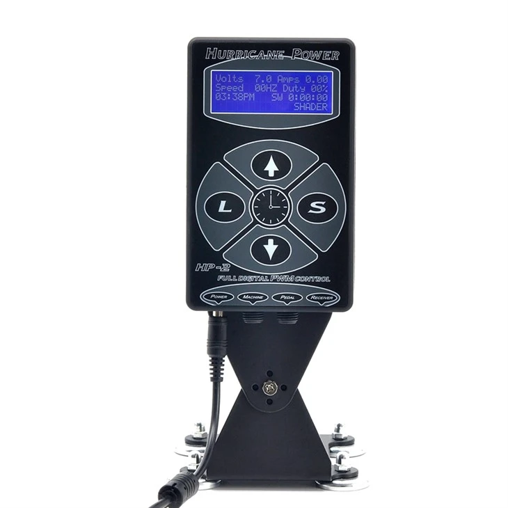 Hurricane Tattoo Strømforsyning Digital LCD Tattoo Supplies Tattoo Power Device