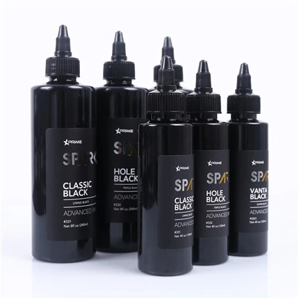 Triple Black 8OZ hul Sort Black Ink Series Spark Tattoo Ink Tattoo Ink Sæt