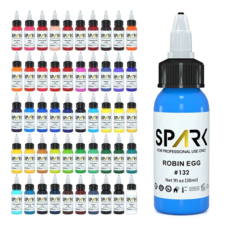 Spark Tattoo Ink Set Professionel tatoveringsblækfarve