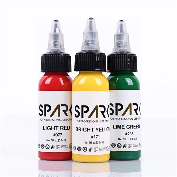 Tatoveringsblæk i bulk Spark Tattoo Ink Super Black Tattoo Ink