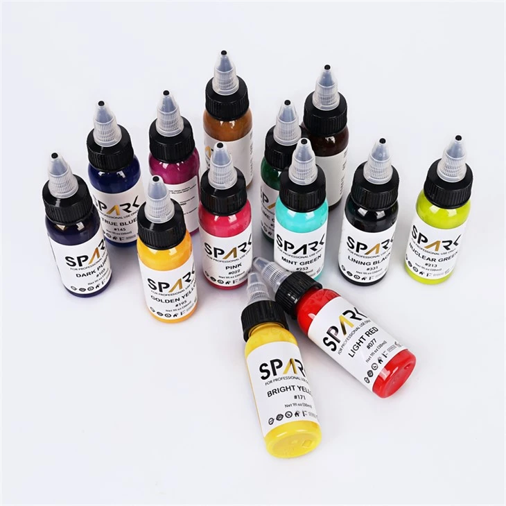 Tatoveringsblæk i Bulk Tattoo Ink Spark Original
