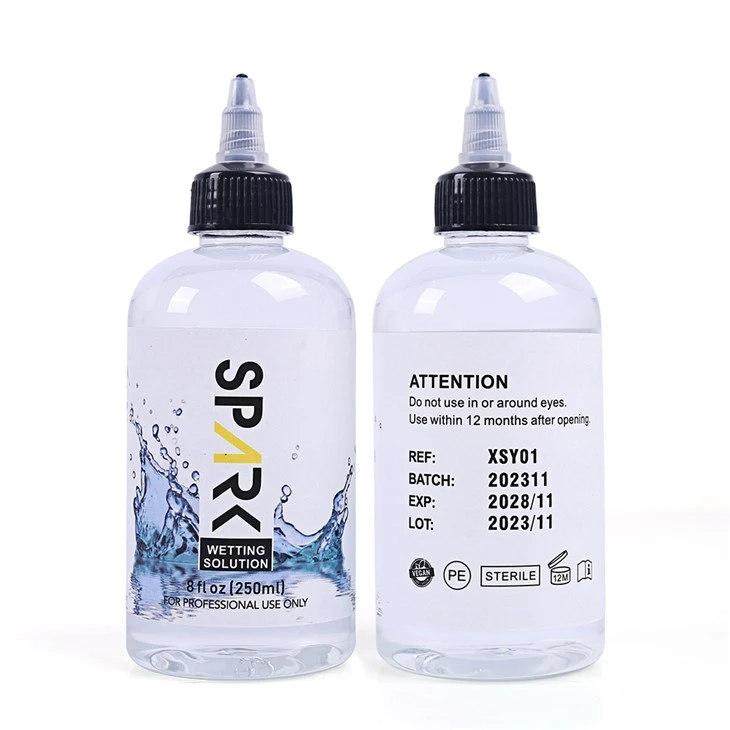 8OZ 240ML Spark Tattoo Befugtningsopløsning Spark Tattoo Mixing Solution Spark Tattoo Ink