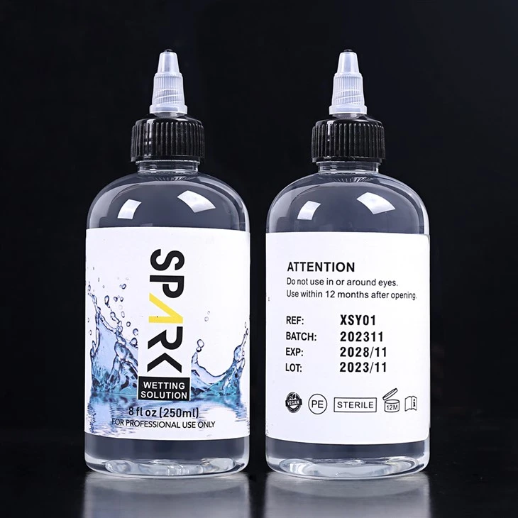 Cruelty-free 240ML 8OZ Spark Tattoo Befugtningsopløsning Spark Tattoo Mixing Solution Spark Tattoo Ink