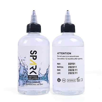 8OZ 240ML Spark Tattoo Befugtningsopløsning Spark Tattoo Mixing Solution Spark Tattoo Ink