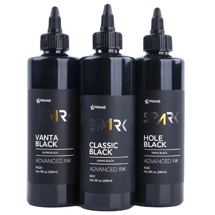 240 ml pigment krop hud tatovering sort farve